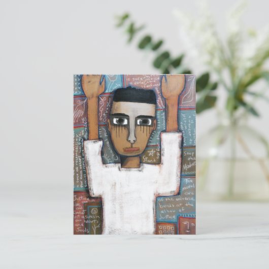 社会正義 ポストカード (スタンド正面)