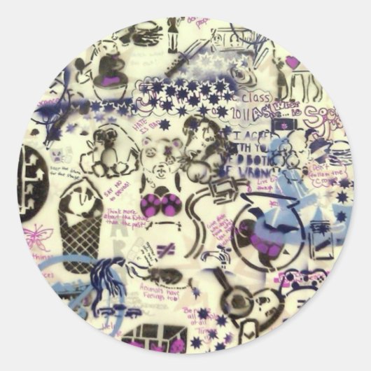 社会正義 ラウンドシール (正面)