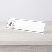 社会活動 デスクネームプレート (正面)