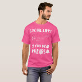 社会生活オペラ歌手リハーサル合唱団 Tシャツ (正面フル)