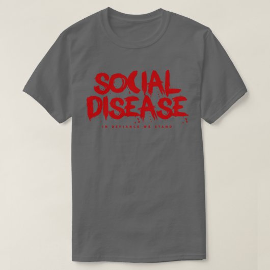 社会病 Tシャツ (デザイン正面)