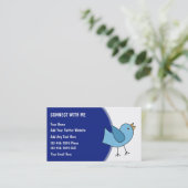 社会的なネットワーキングの名刺 名刺 (スタンド正面)