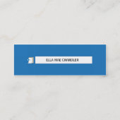 社会的なネットワーキング- 1つの友人の要求を有します スキニー名刺 (裏面)