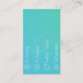 社会的なネットワークのカッコいい! 名刺