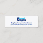 社会的なプロフィールの名刺tf 2.0 Bck TwUrt Upgr スキニー名刺 (裏面)