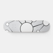 社会的な円の図表のデザイン スケートボード (横)