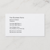 社会的な媒体のシルエットの名刺 名刺 (裏面)