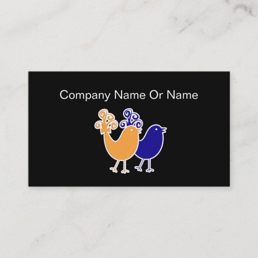 社会的な媒体のシルエットの名刺 名刺 (正面)