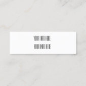 社会的な媒体のモダンで粋なinstagramの名刺 スキニー名刺 (裏面)