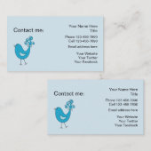 社会的な媒体の接触カード コーリングカード (正面/裏面)