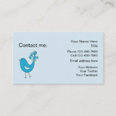 社会的な媒体の接触カード コーリングカード (正面)