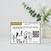 社会的な媒体の漫画の郵便はがき ポストカード (スタンド正面)