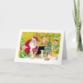 社会的な媒体の遅れてクリスマスカードの北極 シーズンカード (正面)