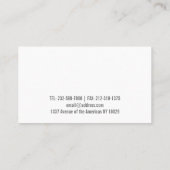 社会的な媒体アイコンテンプレート 名刺 (裏面)