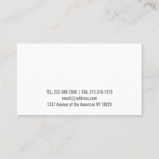 社会的な媒体アイコンテンプレート 名刺 (裏面)