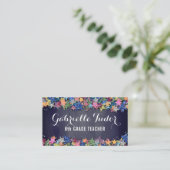 社会的な媒体|の星の黒板の先生 名刺 (スタンド正面)