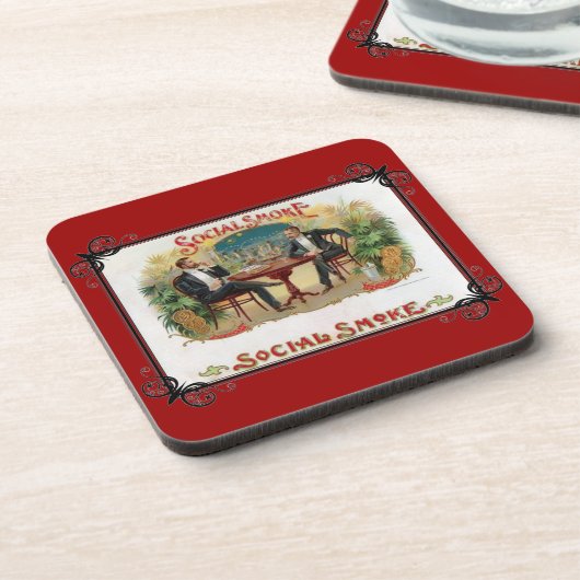 社会的な煙 コースター (左側)