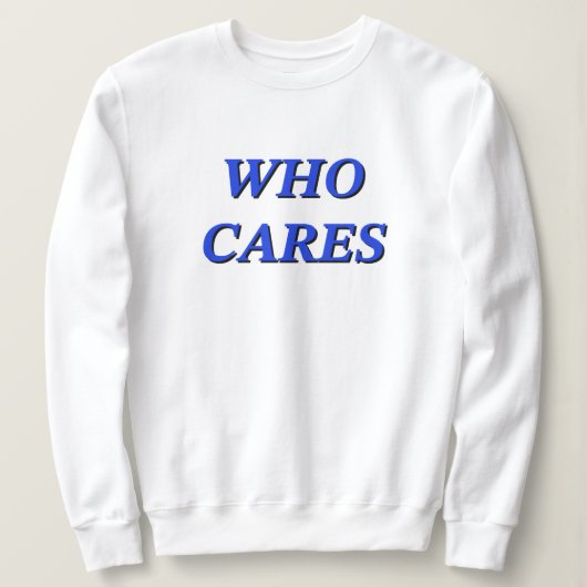 社会的な皮肉で理想的な神経質なデザイン スウェットシャツ (デザイン正面)