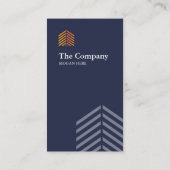 社会的な縦のBusinessCardコンストラクター建築家 名刺 (裏面)