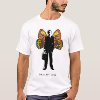 社会的な蝶人 Tシャツ