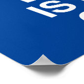 社会的な距離は私の種類のパーティー ポスター (角)