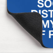 社会的な距離は私の種類のパーティー マウスパッド (コーナー)