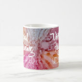 社会的な距離を保つ仮想ハグ コーヒーマグカップ (中央)