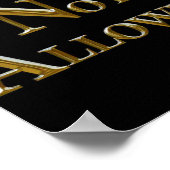 社会的な距離 ポスター (角)