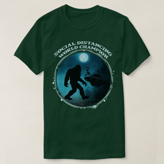 社会的な距離 Tシャツ (デザイン正面)