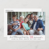 社会的な隔離家族の愛の写真 ポストカード (正面/裏面)