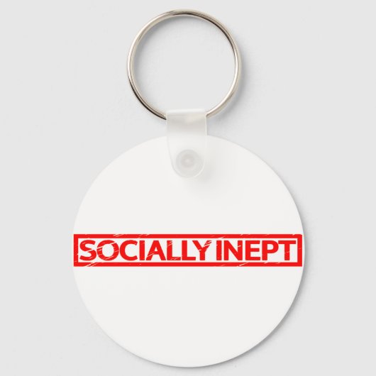 社会的に不適切なスタンプ キーホルダー (正面)