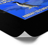 社会的に厄介なペンギンポスター ポスター (角)