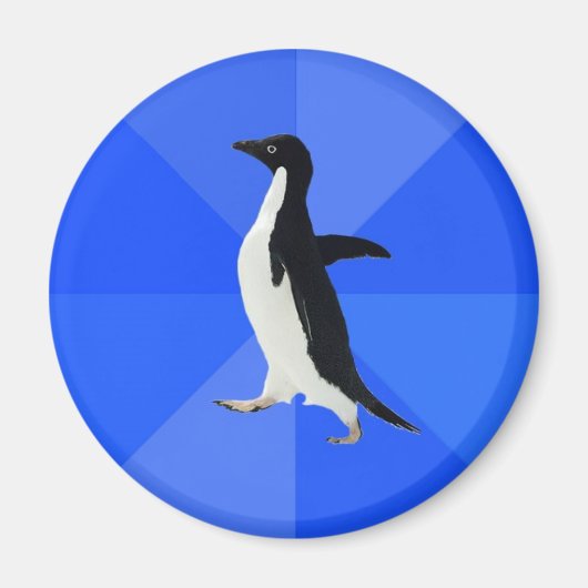社会的に厄介なペンギンミーム マグネット (正面)