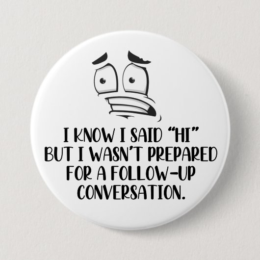 社会的に厄介なボタン 缶バッジ (正面)