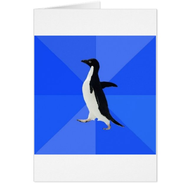 社会的に扱いにくいペンギンのアドバイス動物のミーム (正面)
