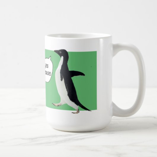 社会的に扱いにくいペンギンのマグ コーヒーマグカップ (右)