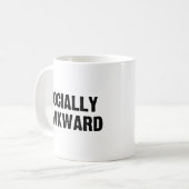 社会的に扱いにくい コーヒーマグカップ (正面左)