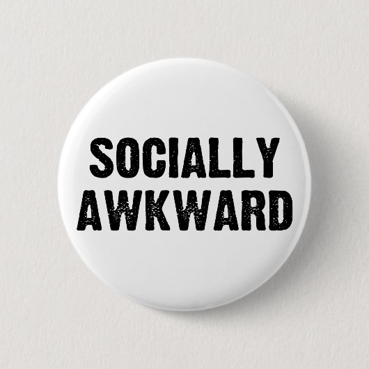 社会的に扱いにくい 缶バッジ (正面)