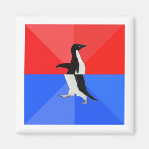 社会的に混同したペンギンのアドバイス動物のミーム マグネット