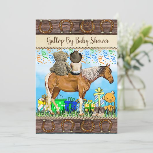 社会的に離れたドライブによるベビーシャワーでのメールI 招待状 (スタンド正面)