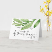 社会的に離恋しく思れた人を抱き寄せ恋しく思ること カード (黄色い花)