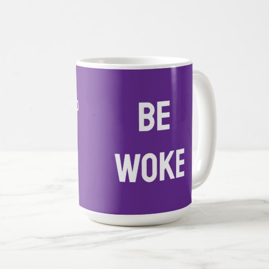 社会的不正を心配して目が覚めた コーヒーマグカップ (正面右)