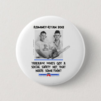 社会的安全体制のライアンのromney tshirt.jpg 缶バッジ