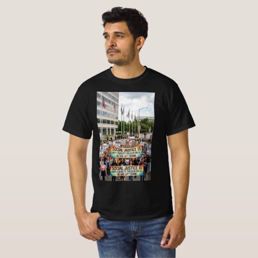 社会的正義 Tシャツ (正面フル)