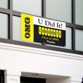 社会的距離お祝い 横断幕 (ビルの外側)