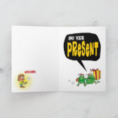 社会的距離クリスマス カード (内部)