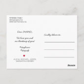 社会的距離タイポグラフィ動機引用文 ポストカード (裏面)