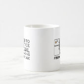 社会的距離冷蔵庫 コーヒーマグカップ (中央)