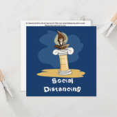 社会的距離 カード (正面/裏面インサイチュ)