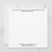 社会的距離 カード (裏面)